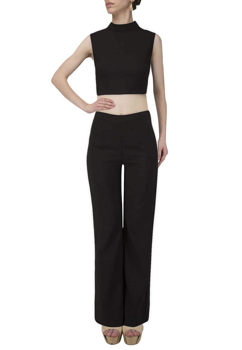 Crop top with pants and shrug | Classy Missy by Gur