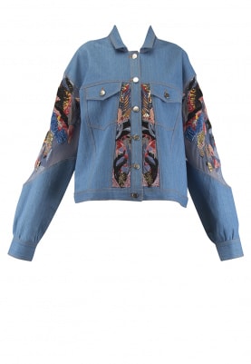 Blue Gypsy Embroidery Denim Jacket