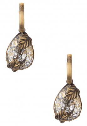 18k Gold Plated Swarovski Crystal Studded Earrings