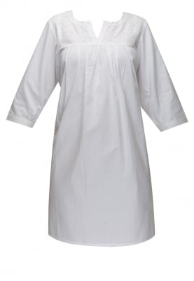 White Quilt Dress
