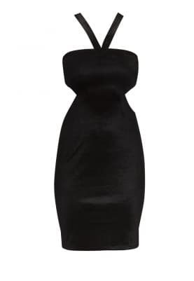 The Little Black Dress with Waist Cut